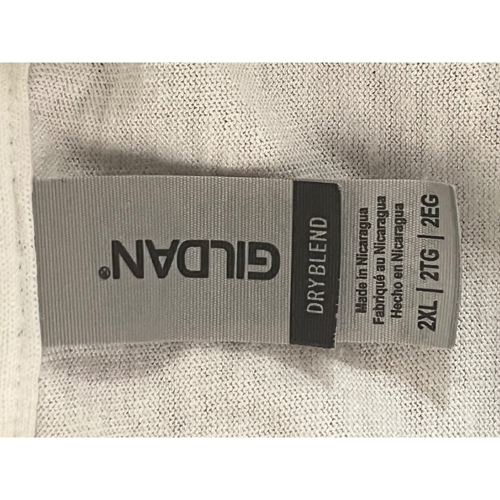 Gildan T-Shirt RC Box Club Graphic Size 2XL DryBlend White Short Sleeve - Picture 3 of 9